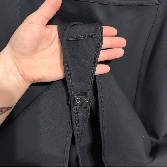 Abercrombie & Fitch Squareneck Long Sleeve Bodysuit Black Size XL Soft A & F - Picture 5 of 7